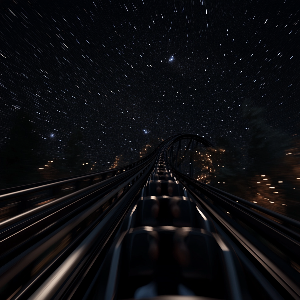 Rollecoaster in the dark